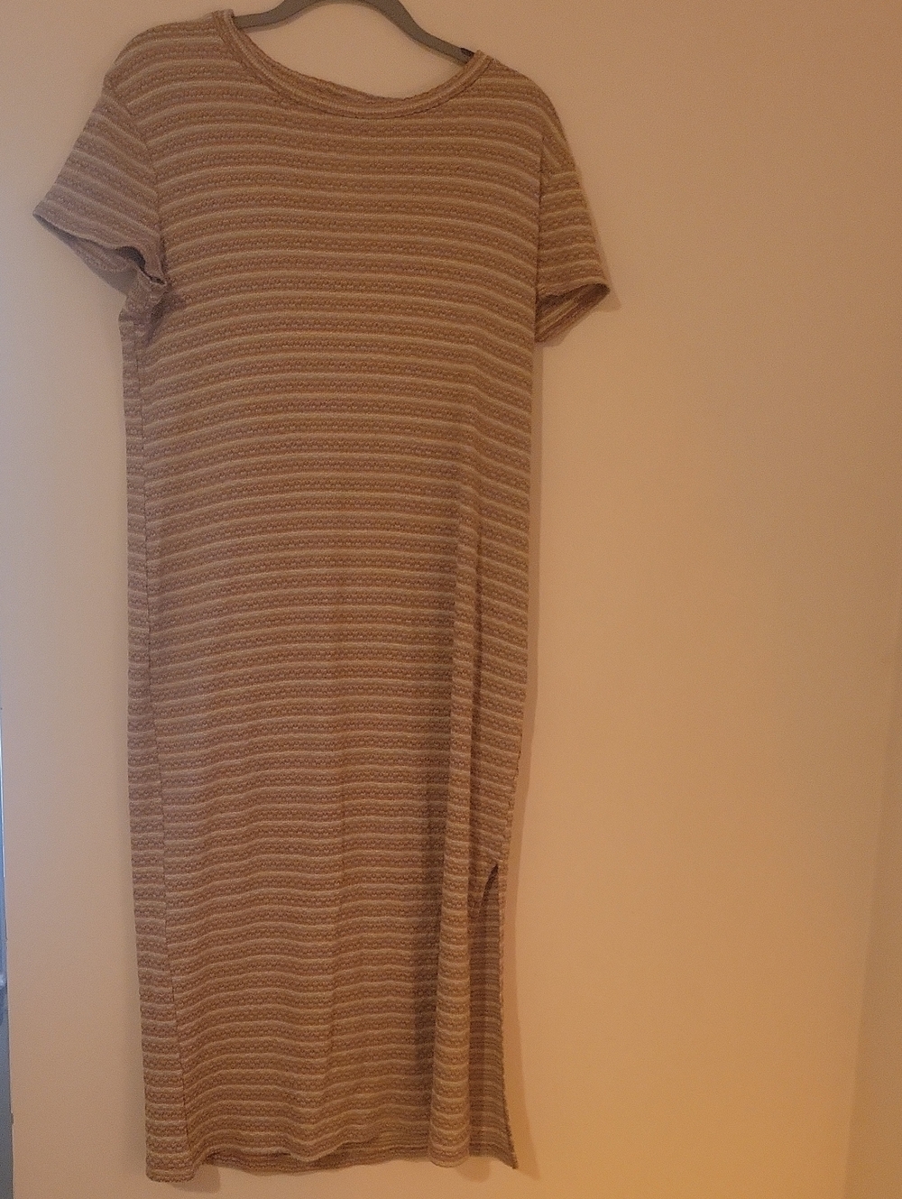#2G NLT Women’s Short-Sleeve Midi Dress With Single Side Slit